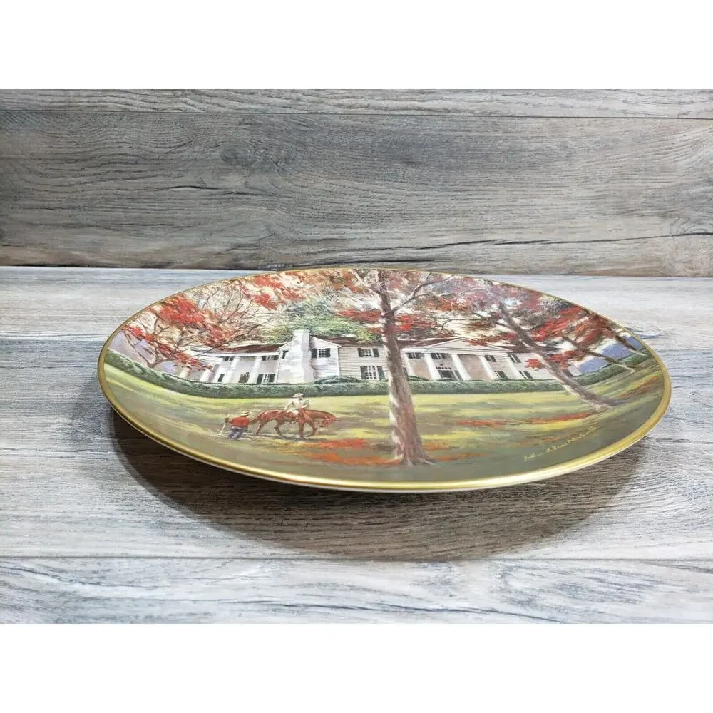 Gorham Fort Hill Commemorative Southern Landmark Series 1980 Vintage Plate